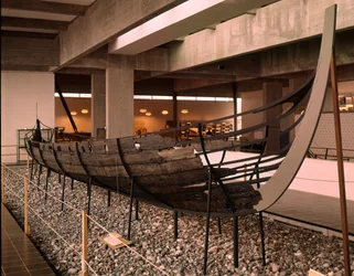 Viking Ship found in the Roskilde Fjord, Denmark