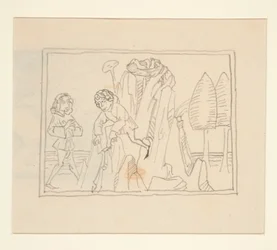 Original Drawings and Manuscripts by the Artist, and Documentary Material