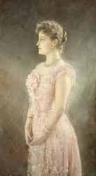 Portrait of Empress Alexandra Fyodorovna of Russia 1872-1918, the Wife of Tsar Nicholas II, 1901