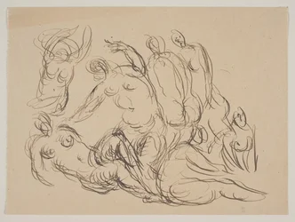 Composition with Seven Nude Women