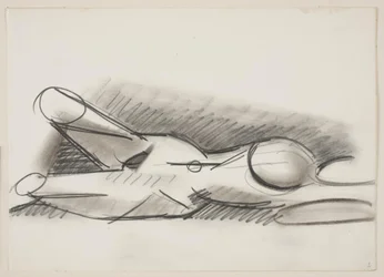 Lying Nude Woman, Head to the Right
