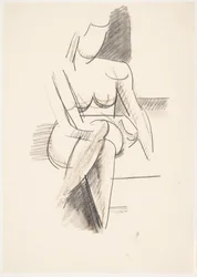 Seated Female Model, Seen from the Front
