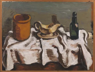 Still Life with a Jar, a Sauceboat and a Bottle