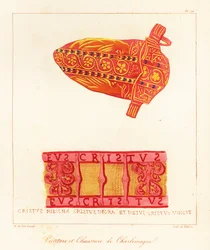 Belt and Shoe of the Emperor Charlemagne, 748-814