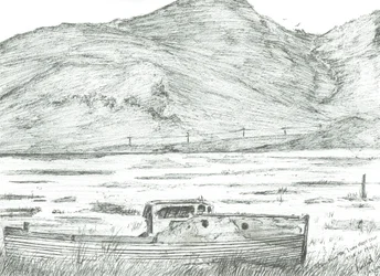 Boat on Dry Land, Isle of Mull