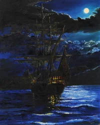 Galleon at Anchor