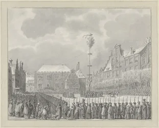 Abolition of the Stadtholdership at the Grote Markt in Haarlem, 1795