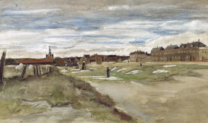 Bleachery at Scheveningen (recto); Woman from Scheveningen (verso)