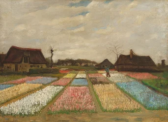 Flower Beds in Holland. Around 1883