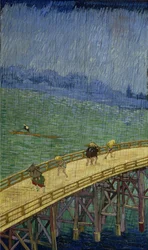 Bridge in the Rain (after Hiroshige)