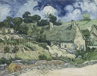 Thatched Roofs at Cordeville, Auvers-sur-Oise