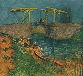 Drawbridge in Arles, April 1888