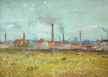 Factories in Asnières, seen from the Quai de Clichy