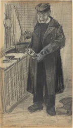 Man Polishing a Boot