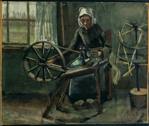 Peasant Woman Winding Bobbins