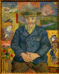 Portrait of Father Tanguy (Julien Tanguy), painting by Vincent van Gogh (1853-1890), 1887, Sun., 0.92 x 0.73 m, Paris, Musée Rodin