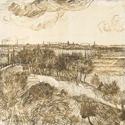 View of Arles from Montmajour
