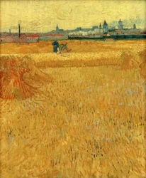 Wheat Field with View of Arles