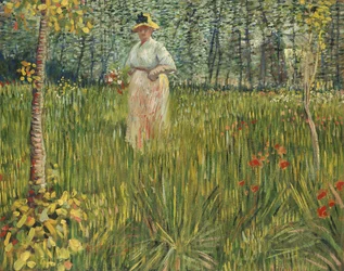 Woman in a Garden