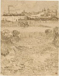 Arles. View from the Wheatfields