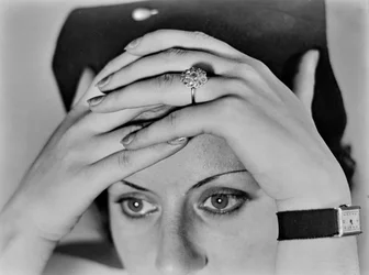 Hands and Female Eyes