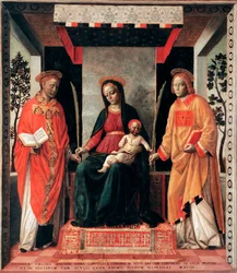 Virgin and Child Surrounded by Saints Faustin and Giovita