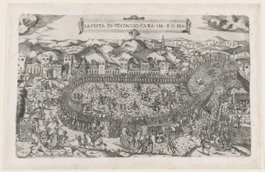 Speculum Romanae Magnificentiae: Carnival Games Held in the Mount Testaccio in Rome, 1558