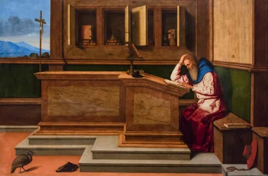 Saint Jerome in his study, circa 1515-1520