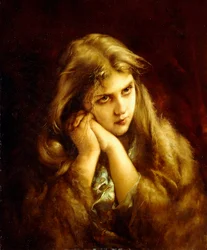 A Pensive Moment, 1882