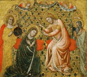 The Coronation of the Virgin, 1340-1344