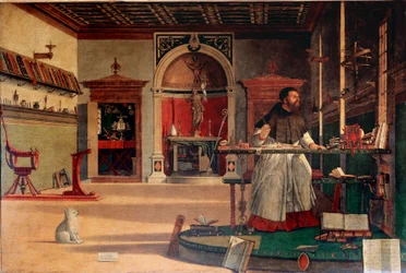 Saint Augustine in His Office or The Vision of Saint Augustine