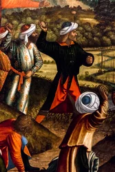 The Stoning of Saint Stephen, cycle of Saint Stephen (detail)