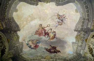 Apollo crowning painting