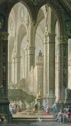 Salomon Burning Incense Before the Idols