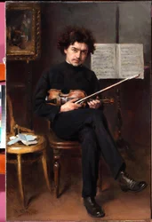 Portrait of the Violinist and Composer Jan Kubelik