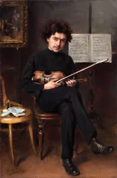 Portrait of the Violinist and Composer Jan Kubelik