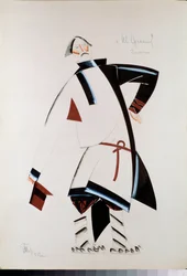 Bogdan Sobinin, preparatory costume for opera 