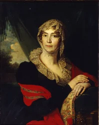 Portrait of Princess Natalia Alexandrovna von Buxhoeveden 1758-1808, née Alexeyeva, 1790s