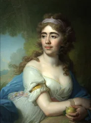 Portrait of Skobeyeva, 1790s