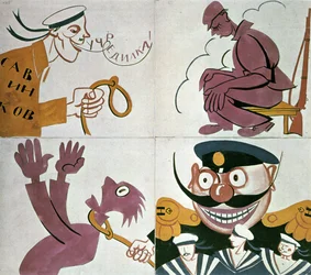 Caricature against the Constituent Assembly