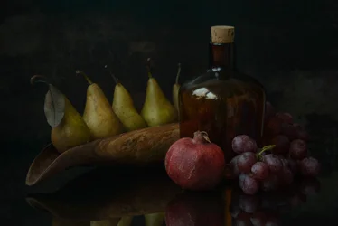 Dark Fruit Still Life