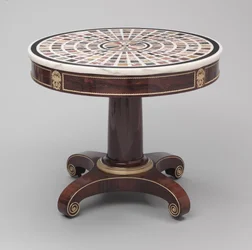 Neo-Classical Table with specimen marble top