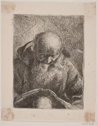 Old Man Reading