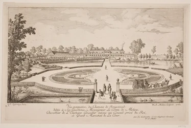 Perspective View of Bregentved Castle