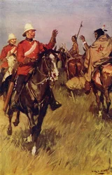 An exchange of salutations on the prairie