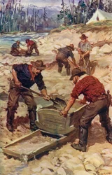 Gold-Washing on the Banks of the Frazer