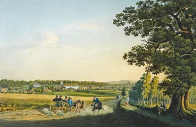 View of Althaldensleben (engraved by Carl August Richer)