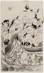 A Mountain Battery Stunt in the Balkans