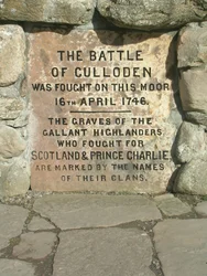 Culloden moor battlefield memorial, early 21st century