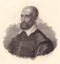 Portrait of Italian architect Andrea Palladio, pseudonym of Andrea di Pietro